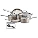 New Farberware 21091 Cookware Set Dishwasher Safe Non-Stick With Stainless Steel Handle
