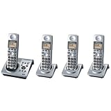 Panasonic KX-TG1034S Dect 6.0 Expandable Digital Cordless Phone System with 4 Handsets