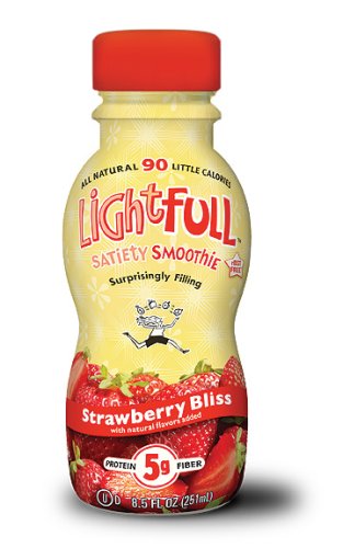 Lightfull Strawberry Bliss Satiety Smoothie 8.5 Ounce Case of 12