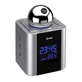 Tokai - LRE 153 S - Radio R�veil - Projecteur - Calendrier - Thermom�tre - Double Alarme - Entr�e Audio Auxiliaire - Silverpar Toka�