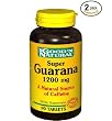 Super Guarana 1200mg - 90 tabs., (Pack of 2) Super Guarana 1200mg - 90 tabs., (Pack of 2)
