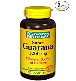 Super Guarana 1200mg - 90 tabs., (Pack of 2)