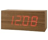 Review DISCOVERY CHANNEL  / Discovery Exclusive Wood Block Clock