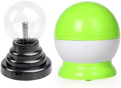Jazza Automatic Rotary Dream Light Projection Lamp/Starry Sky Projection Lamp with Jazza USB Plasma Ball Sphere Lightning Lamp Desktop Light Science Magic Crystal Ball