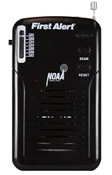 First Alert Handheld FM Radio with Emergency Alert