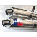 08 Suzuki Hayabusa D&D faux Ti/alum Dual s/o Exhaust - Part No. 535-15A