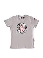 The Indian Face Camiseta Manga Corta Logotipo (Gris)