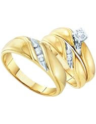 0.15CTW DIAMOND TRIO SET