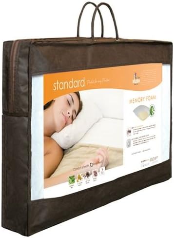 Plush Memory Foam Solid Core Pillow, King Size - Bacteria Free, Allergen Proof, Bed Bug Proof