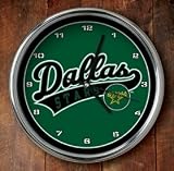 Dallas Stars Chrome Wall Clock