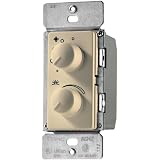 Buy Cooper Wiring Devices RDC15-V-K 1.5-Amp Single-Pole Combination Quiet 3-Speed Fan... by Cooper Wiring Devices