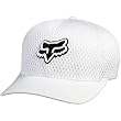 Fox Racing Fox Tech Men's Flexfit Casual Wear Hat w/ Free B&F Heart Sticker Bundle - White