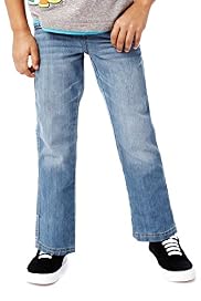 Cotton Rich Adjustable Waist Jeans with Belt