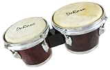 Dark Stained Hardwood Tunable Bongo Drums 7