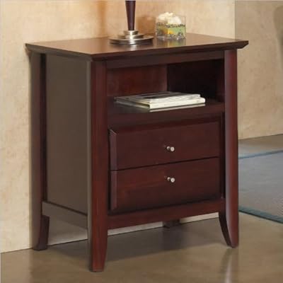 Buy Modus Furniture International City Ii Charging Station 2 Drawer Nightstand Coco The Bedroom Furniture 04