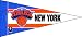 Basketball Pennants: NBA Mini New York Knicks Pennant