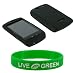 Black Premium Silicone Skin Case Cover for Blackberry Storm 9530 9500 (BlackBerry NOT Included)