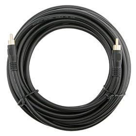 EFORCITY Premium Digital RCA S PDIF Extension Cable M M, 25ft by eforcity