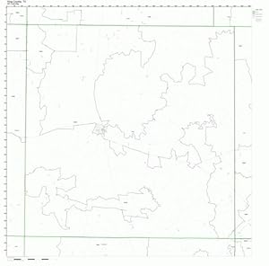 Amazon.com - King County, Texas TX ZIP Code Map Not Laminated - Prints
