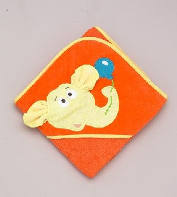 Mullins Square Hooded Towel - Elephant