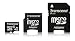 Transcend MicroSDHC 4GB Speicherkarte mit 2 Adapter (SD und MiniSD)