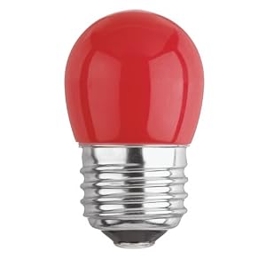 Westinghouse 03469 Nanolux 1-Watt S11 LED Bulb, Red by Westinghouse