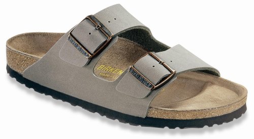 Birkenstock Arizona Birko-Flor, Style-No. 151211, Unisex Clogs, Stone Nubuk, EU 41, normal width