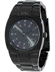 Vestal Womens MGH006 "Mini Gearhead" Black Stainless Steel Watch