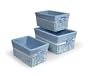 Badger Basket Three Basket Set, Blue
