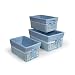 Badger Basket Three Basket Set, Blue
