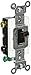 Leviton CS220-2 20-Amp, 120/277-Volt, Toggle Double-Pole AC Quiet Switch, Commercial Grade, Brown