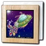 Review 3dRose LLC  / Alien Matrimony Bliss - 6 Inch Tile Napkin Holder