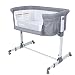 Papablic 2-in-1 Bonni Baby Bassinet & Bedside Sleeper, Grey