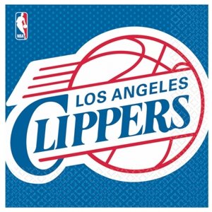 Los Angeles Clippers Paper Lunch Napkins (16 Pack)
