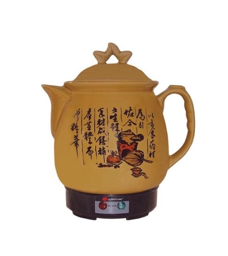 Sunpentown Automatic Herbal Medicine Cooker - Brown (3.4 Liter)