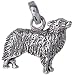 Dog Themed Jewelry Sterling Silver Border Collie Charm
