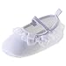 Kuner Baby Girl Christening Baptism Toddler Shoes Dance Ballerina Slipper with Bow Ribbon