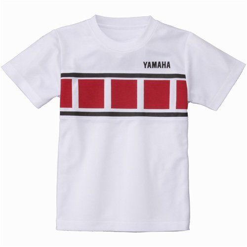 ヤマハ：キッズ/子供用 Tシャツ RY-958 クールマックス/COOL MAX ホワイト 90792-9597