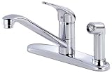 Danze D403412 Melrose Single-Handle Kitchen Faucet with Lever Handle and Spray, Chrome