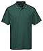 Tri-Mountain Men's 5 oz Moisture Wicking Polyester Shirt w/Pocket Forest Green Large