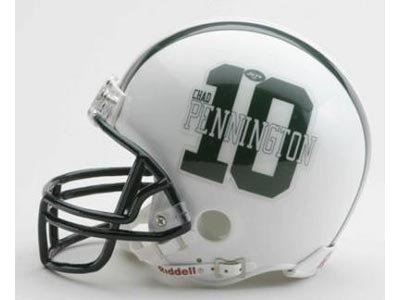 New York Jets Chad Pennington Player Name Replica Mini Helmet