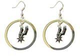 San Antonio Spurs Hoop Logo Earring Set Nba Charm Gift