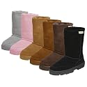 Bearpaw Children's Lug Sole Shearling Boot