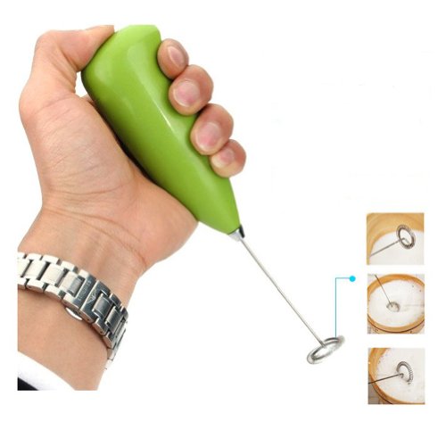 Check Out This Topicker Electric Milk Frother, Color May Random