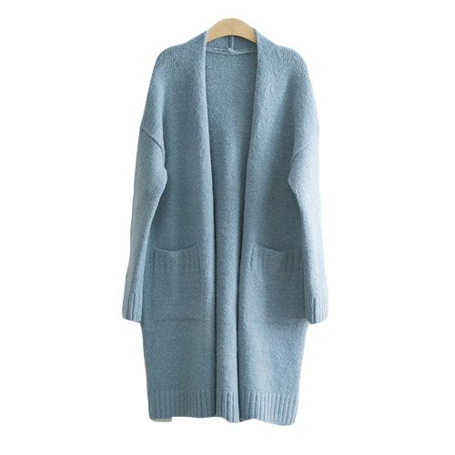 (イイネショップ) eeNeshop ふんわり モヘアニット ロングカーディガン レディース ファッション カジュアル フリー アクリル トップス セーター ニット ドレス ロング ショート V U ネック オシャレ ゆったり 長袖 春 秋 冬