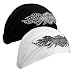 Harley-Davidson&reg; Women's Studded Winged Bar & Shield Logo Head Wrap or Headband. Black 99449-10VW; White 99450-10VW