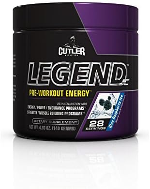 Cutler 140 g Blue Raspberry Nutrition Legend Pre-Workout by Cutler
