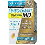 OmegaSmart-Iovate Ultra Pure Omega3 Fish Oil, 60 Softgels (2 Month Supply)