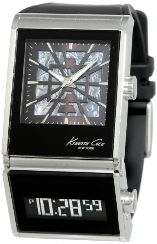 Kenneth Cole New York Men's KC1749 Digi-Tech Dual Time Zone Automatic Watch
