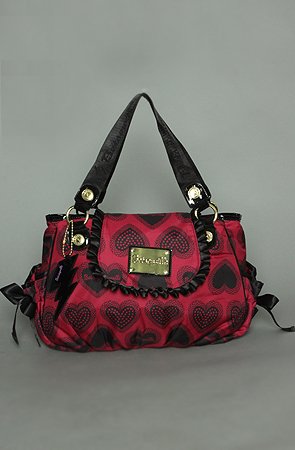 Betsey Johnson The B My Sweetheart Satchel in Pink,Bags (Handbags/Totes) for Women